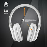 Auriculares Bluetooth con Micrófono NGS ELEC-HEADP-0397 Blanco - HAMISHOP07