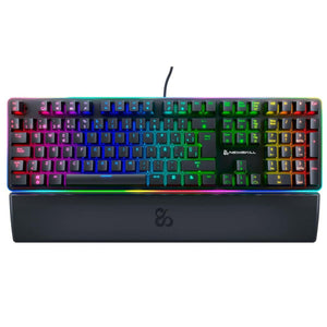 Teclado Gaming Newskill NS-KB-SUIKO-BROWN Qwerty Español - HAMISHOP07