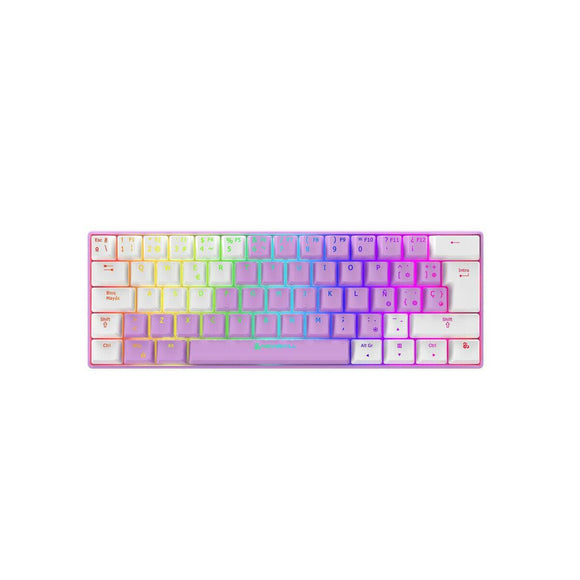 Teclado Inalámbrico Newskill Pyros Lavanda Special Edition Lila Rosa Lavanda - HAMISHOP07