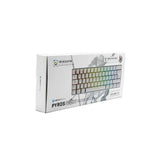 Teclado Gaming Newskill Pyros Ivory LED RGB Qwerty Español - HAMISHOP07