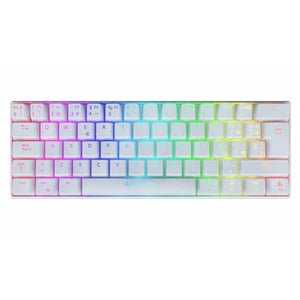 Teclado Gaming Newskill Pyros Ivory RGB Qwerty Español - HAMISHOP07