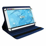 Funda para Tablet Universal de Piel Rotación 3GO CSGT24 7" Azul Multicolor