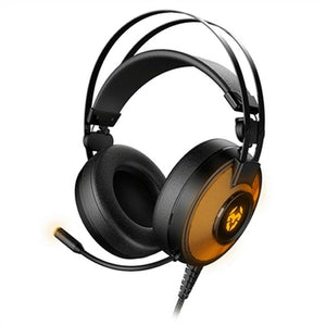 Auricular con Micrófono Gaming Krom Kayle USB Negro Naranja - HAMISHOP07