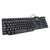 Teclado con Lector CoolBox COO-TEC02DNI Negro - HAMISHOP07