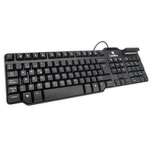 Teclado con Lector CoolBox COO-TEC02DNI Qwerty Español Negro Español QWERTY - HAMISHOP07