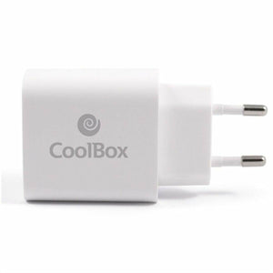 Cargador de Pared 2 en 1 CoolBox COO-CUAC-20P Blanco 20 W - HAMISHOP07