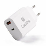 Cargador de Pared 2 en 1 CoolBox COO-CUAC-20P Blanco 20 W - HAMISHOP07