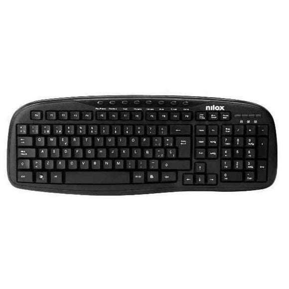 Teclado Nilox Negro Qwerty Español - HAMISHOP07