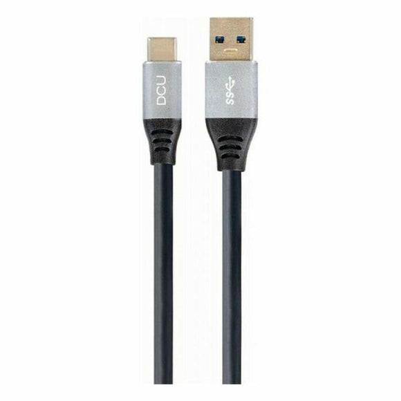 Cable USB A a USB C DCU Negro (1,5M) - HAMISHOP07