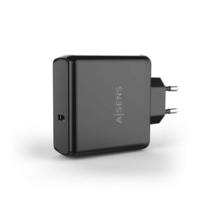 Cargador Aisens Cargador PD3.0 QC3.0 1 Puerto 1xUSB-C 60W, Negro USB-C Negro - HAMISHOP07