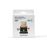 Lector de Tarjetas DNI/SIP Aisens ASCR-SN04CSD-BK Negro - HAMISHOP07