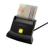 Lector de Tarjetas DNI/SIP Aisens ASCR-SN04CSD-BK Negro - HAMISHOP07