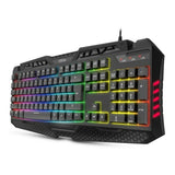 Teclado Gaming Krom Kyra RGB USB Qwerty Español - HAMISHOP07