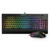 Teclado y Ratón Gaming Krom Kalyos RGB Negro - HAMISHOP07