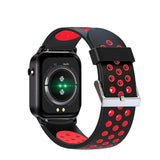 Smartwatch LEOTEC LESW55R 1,4" LCD 170 mah Rojo Negro Negro, rojo