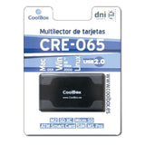 Lector de Tarjetas Inteligentes CoolBox CRE-065 USB 2.0 Negro - HAMISHOP07