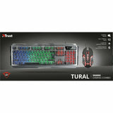 Teclado y Ratón Trust GXT 845 Tural Negro Qwerty Español - HAMISHOP07