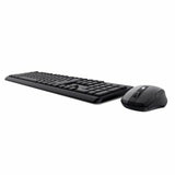 Teclado y Ratón Inalámbrico Trust Ymo Qwerty Español Negro - HAMISHOP07