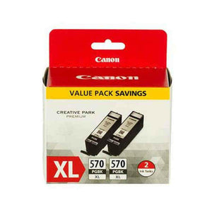 Cartucho de Tinta Original Canon PGI-570PGBK XL Twin Negro - HAMISHOP07