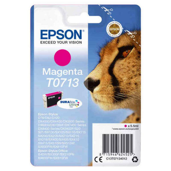 Cartucho de Tinta Original Epson T0713 Magenta - HAMISHOP07