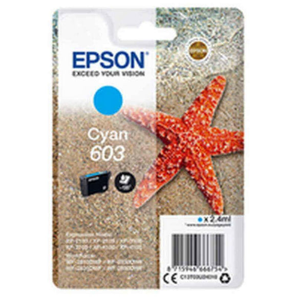 Cartucho de Tinta Original Epson 603 Cian Azul - HAMISHOP07