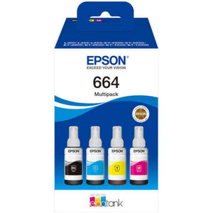 Cartucho de Tinta Original Epson 664 Multicolor Negro - HAMISHOP07