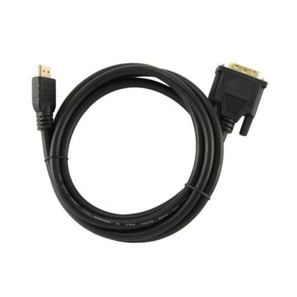 Cable HDMI a DVI GEMBIRD CC-HDMI-DVI-6 1,8 m Negro - HAMISHOP07