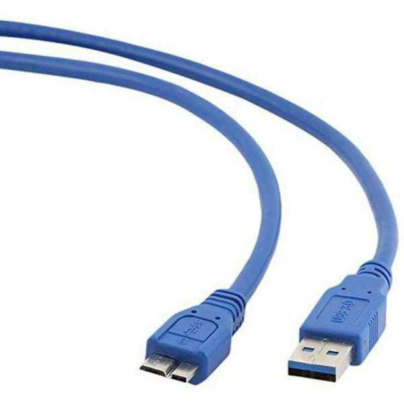 Cable USB 3.0 A a Micro USB B GEMBIRD CCP-MUSB3-AMBM-0.5 (0,5 m) Azul 50 cm - HAMISHOP07