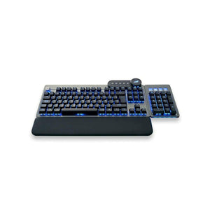 Teclado Mountain Everest Max Qwerty Español Gris oscuro - HAMISHOP07