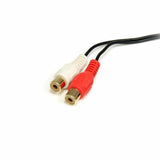 Cable Audio Jack (3,5 mm) a 2 RCA Startech MU1MFRCA Negro 1.8 m - HAMISHOP07