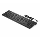 Teclado HP Pavilion Negro QWERTY Inglés (Reacondicionado A) - HAMISHOP07