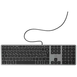 Teclado Mobility Lab ML311883 Qwertz Alemán Negro (Reacondicionado A) - HAMISHOP07