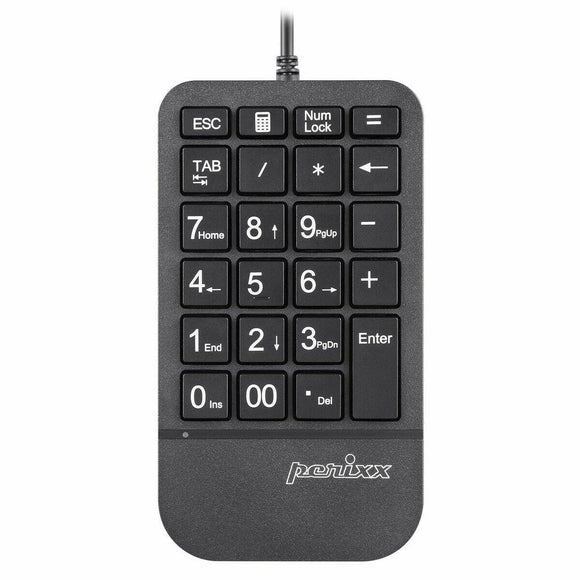 Teclado numérico Perixx PERIPAD-205U Negro (Reacondicionado A) - HAMISHOP07