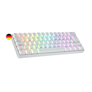 Teclado Qwertz Alemán Blanco (Reacondicionado A) - HAMISHOP07