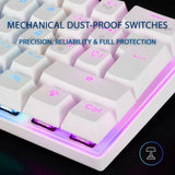 Teclado Mars Gaming RGB Mecánico Italiano Blanco (Reacondicionado A) - HAMISHOP07