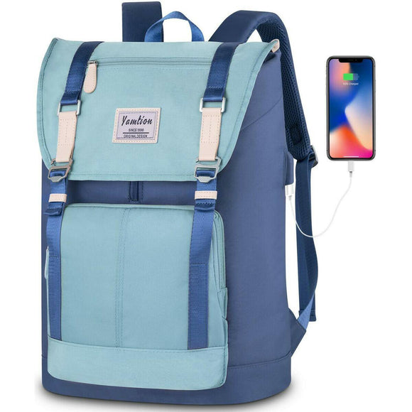 Mochila para Portátil Azul (Reacondicionado B) - HAMISHOP07