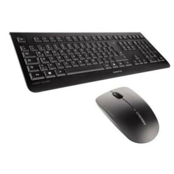 Teclado y Ratón Inalámbrico Inglés Cherry DW-3000 - HAMISHOP07