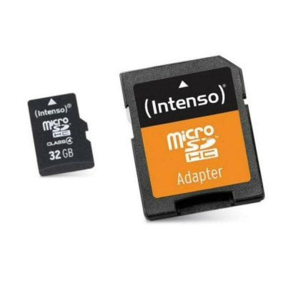 Tarjeta de Memoria Micro SD con Adaptador INTENSO 3413480 32 GB Clase 10 - HAMISHOP07