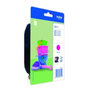 Cartucho de Tinta Compatible Brother LC221M Magenta Azul - HAMISHOP07