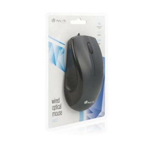 Ratón Óptico NGS MIST 1000 dpi Negro - HAMISHOP07