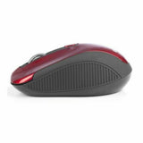 Ratón Inalámbrico Óptico NGS HAZERED 800/1600 dpi Rojo Negro - HAMISHOP07