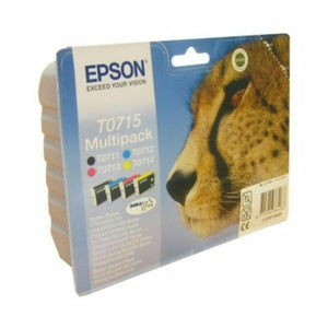 Cartucho de Tinta Original Epson Multipack T0715 Amarillo Negro Cian Magenta - HAMISHOP07