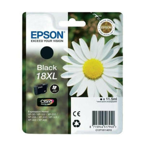 Cartucho de Tinta Original Epson CLARIA T18XL Negro Blanco - HAMISHOP07