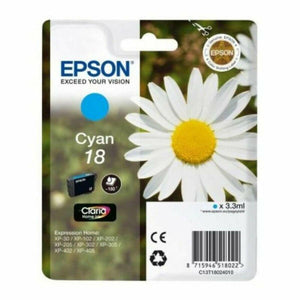 Cartucho de Tinta Original Epson T1802 Cian - HAMISHOP07