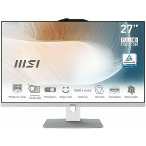 All in One MSI Modern AM272P 12M-014EU Intel Core I7-1260P Blanco 27" 1 TB HDD + 256 GB SSD 16 GB RAM