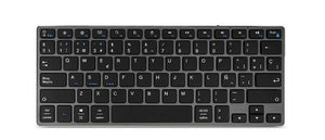 Teclado Inalámbrico Subblim SUB-KB-3ADC201 Qwerty Español Plateado Negro/Gris - HAMISHOP07