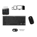 Teclado Subblim SUBKBC-OCO020 Gris (2 Unidades) - HAMISHOP07