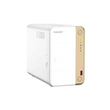 Almacenamiento en Red NAS Qnap TS-262 Blanco Dorado Intel Celeron - HAMISHOP07