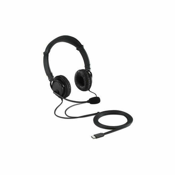 Auriculares con Micrófono Kensington Auriculares Hi-Fi USB-C con micrófono Negro - HAMISHOP07